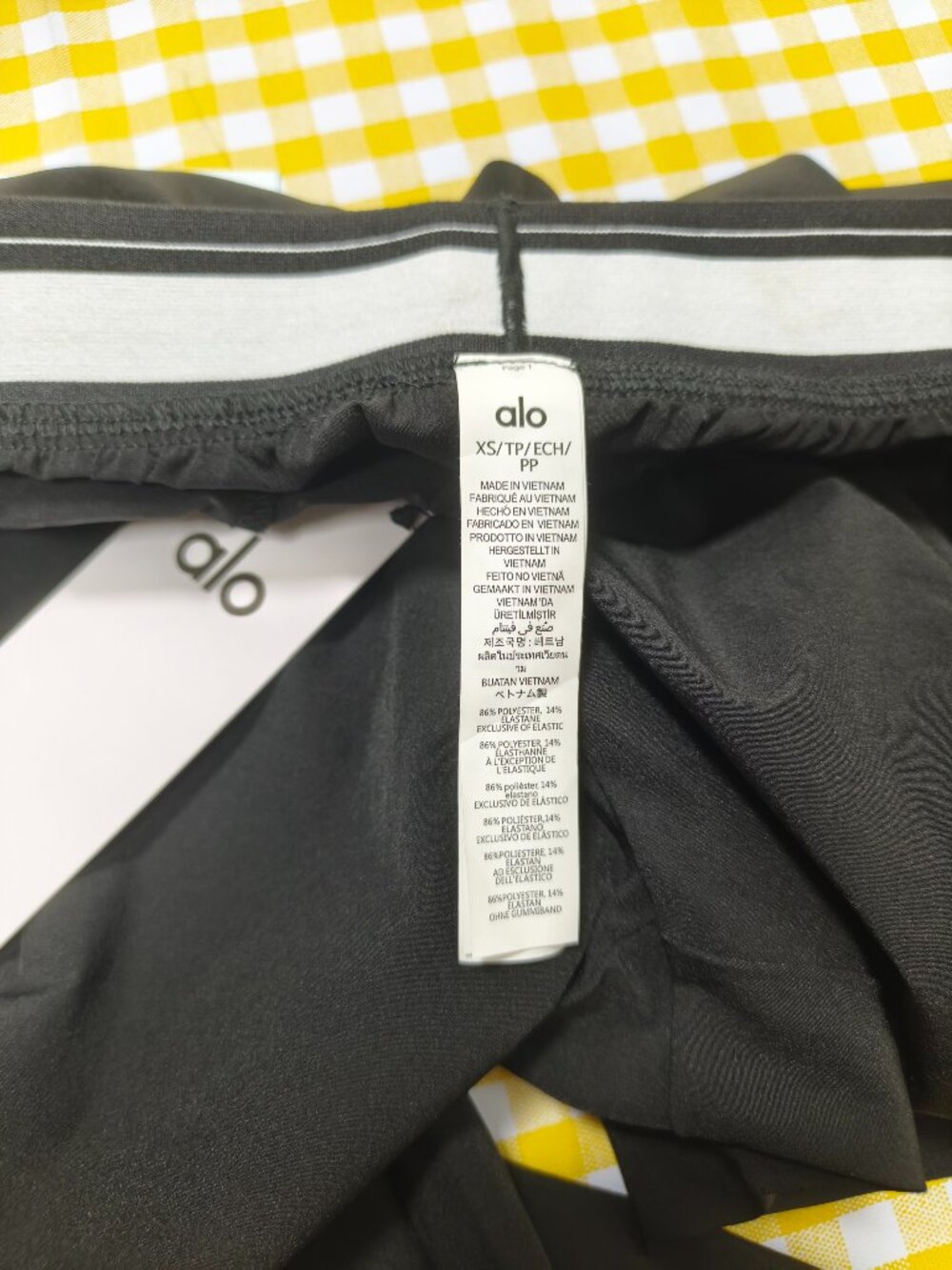 Alo Yoga💎Loose Straight Leg Trouser Black (Regular) 30" Inseam🚀 - Picture 7 of 8